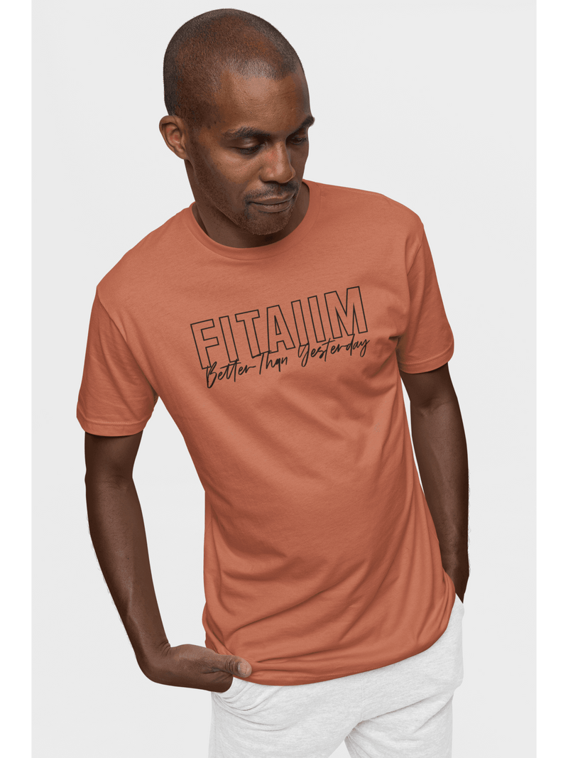 Round Neck T-shirt Coral - Fitaiim