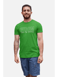 Round Neck T-shirt Glag Green - Fitaiim