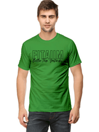 Round Neck T-shirt Flag Green - Fitaiim