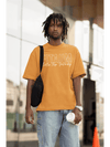 Oversized Men T-Shirt Golden Yellow - Fitaiim