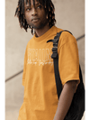 Oversized Men T-Shirt Golden Yellow - Fitaiim