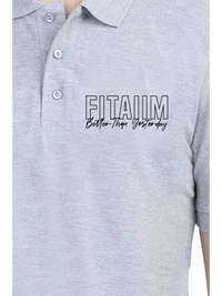 Polo Men T-shirt Grey Melange - Fitaiim