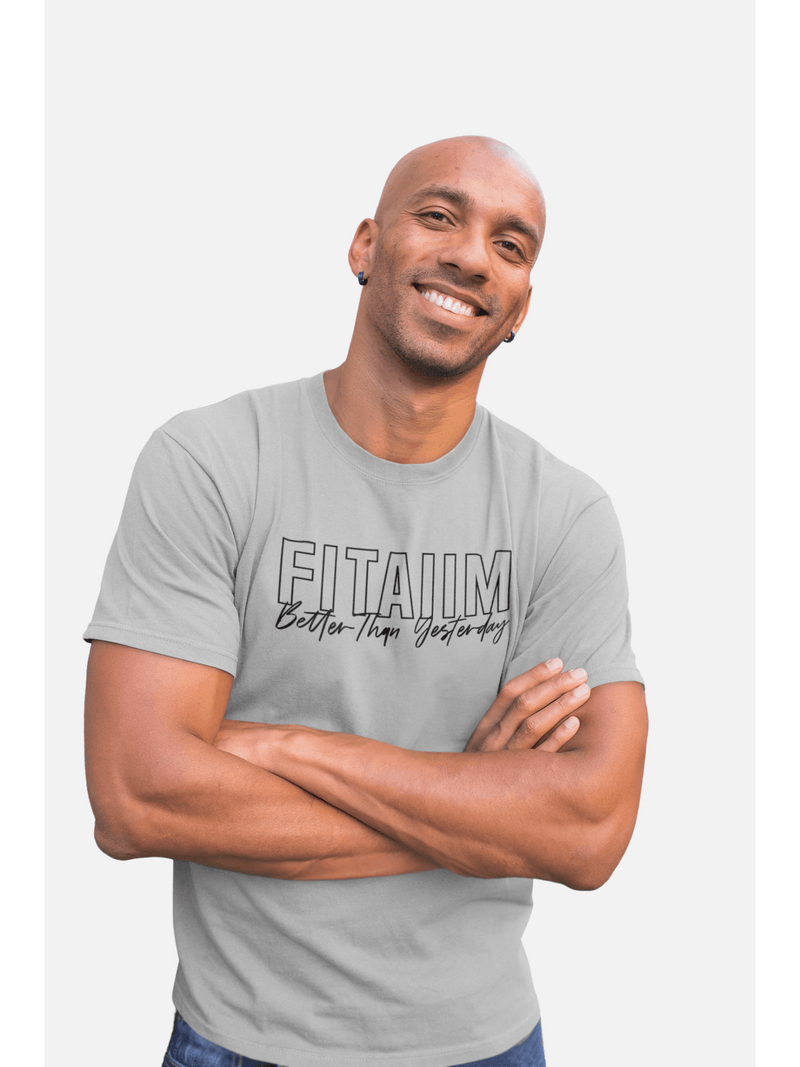 Round Neck T-shirt Grey Melange - Fitaiim