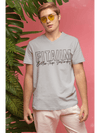V-Neck T-shirt Grey Melange - Fitaiim