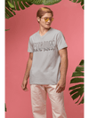 V-Neck T-shirt Grey Melange - Fitaiim