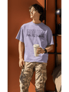 Oversized Men T-Shirt Lavender - Fitaiim