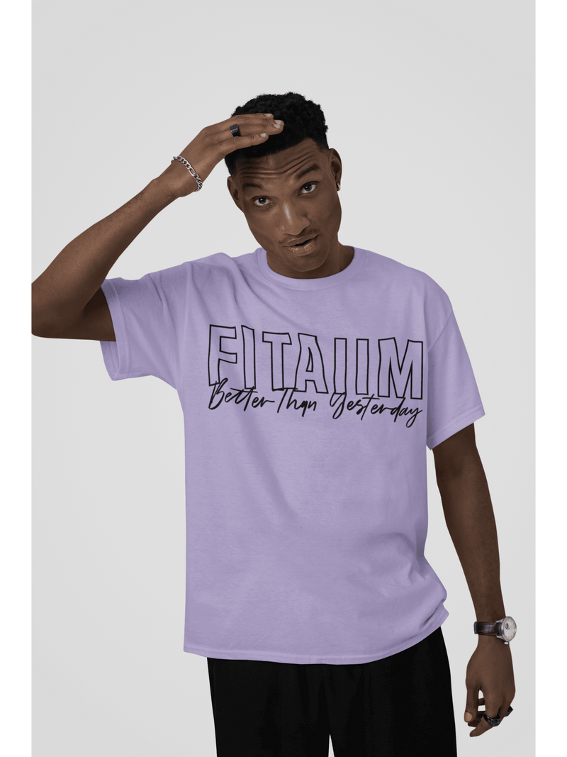 Supima Men T-shirt Lavender - Fitaiim
