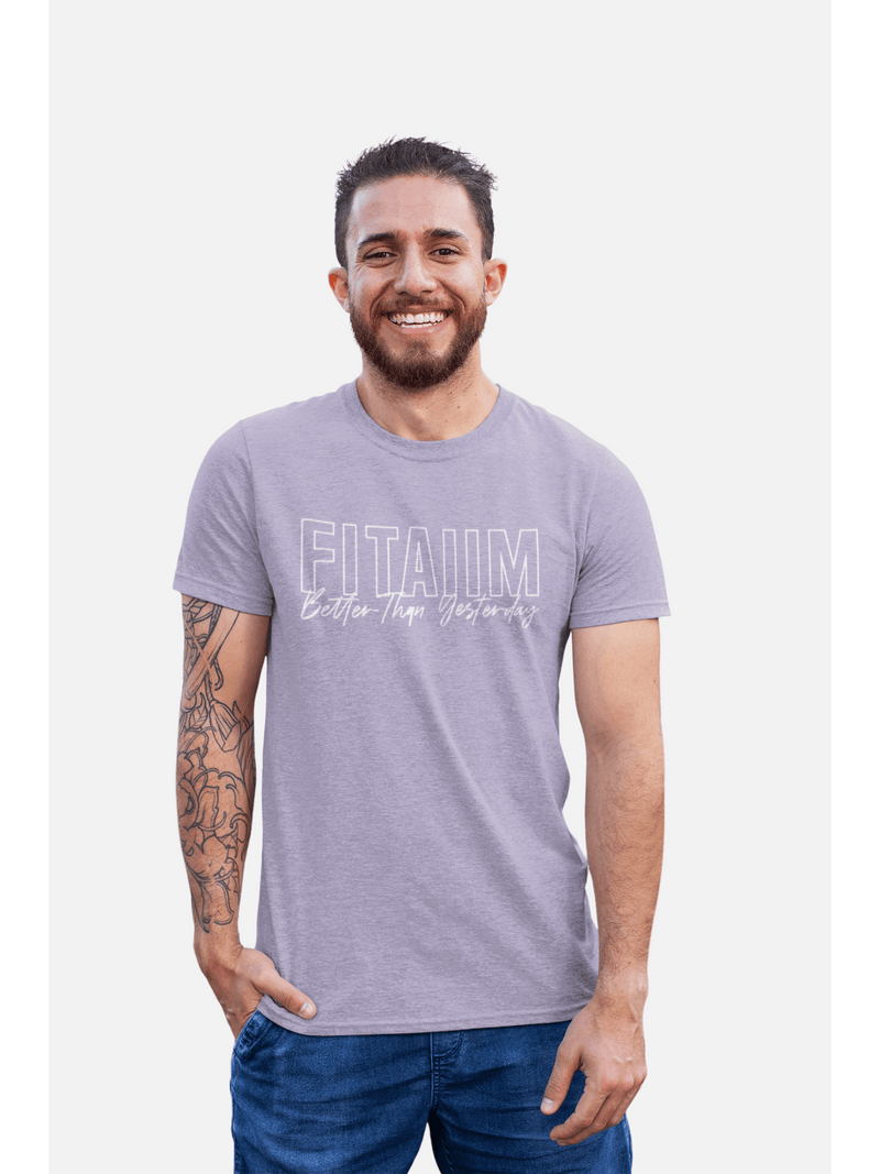 Supima Men T-shirt Lavender - Fitaiim