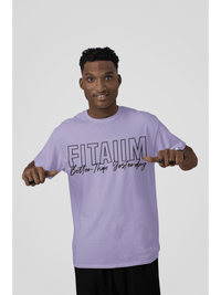Supima Men T-shirt Lavender - Fitaiim