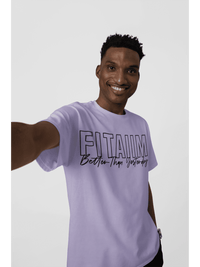 Supima Men T-shirt Lavender - Fitaiim