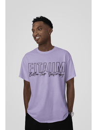 Supima Men T-shirt Lavender - Fitaiim