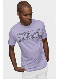 Round Neck T-shirt Lavender - Fitaiim