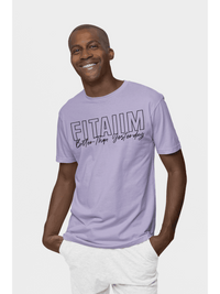 Round Neck T-shirt Lavender - Fitaiim