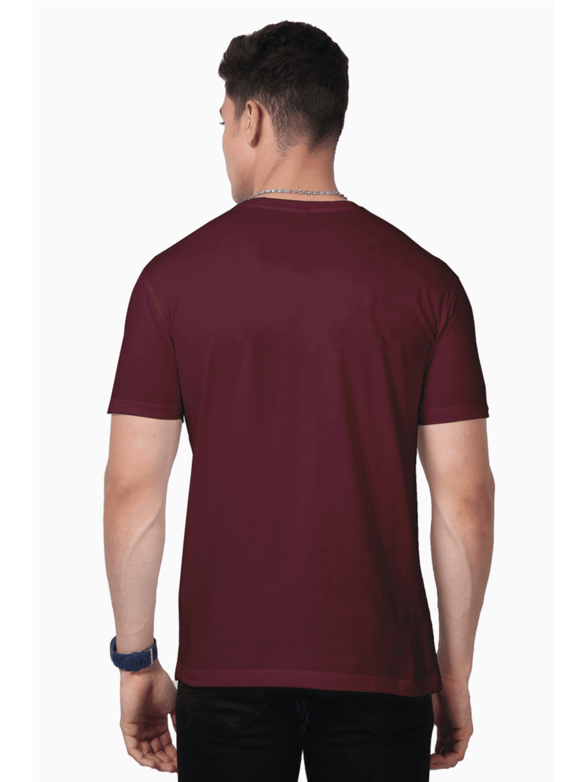 Supima Men T-shirt Maroon - Fitaiim