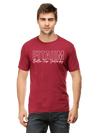 Round Neck T-shirt Maroon - Fitaiim