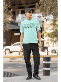 Oversized Men T-Shirt Mint - Fitaiim