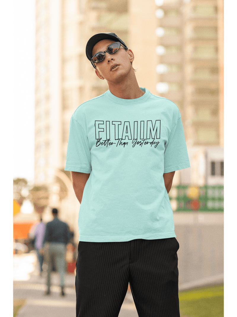 Oversized Men T-Shirt Mint - Fitaiim