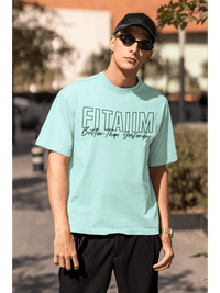 Oversized Men T-Shirt Mint - Fitaiim