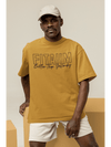 Oversized Men T-Shirt Mustard Yellow - Fitaiim