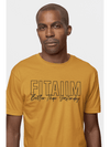 Round Neck T-shirt Mustard Yellow - Fitaiim