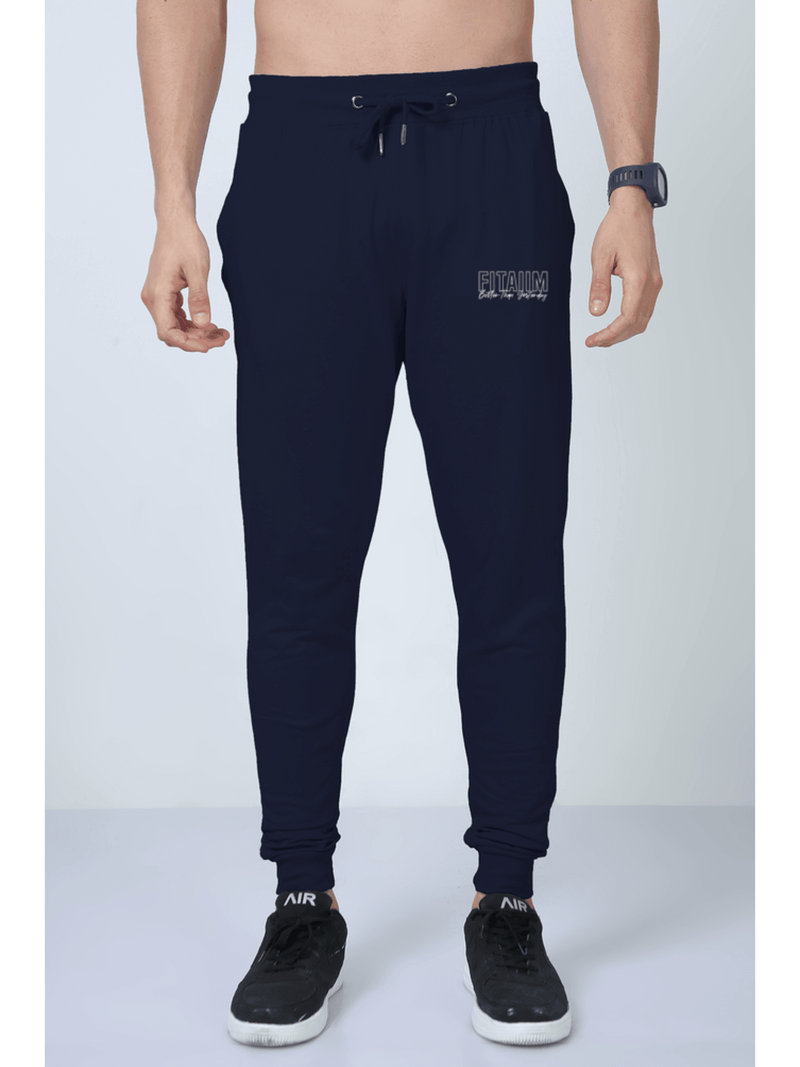 Men Jogger Navy Blue - Fitaiim