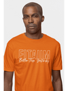 Round Neck T-shirt Orange - Fitaiim