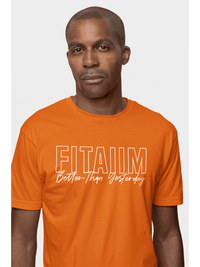 Round Neck T-shirt Orange - Fitaiim
