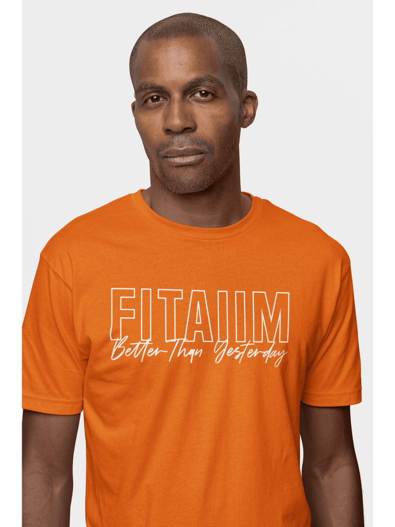 Round Neck T-shirt Orange - Fitaiim