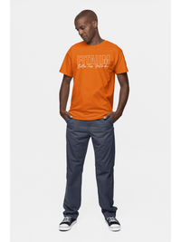 Round Neck T-shirt Orange - Fitaiim