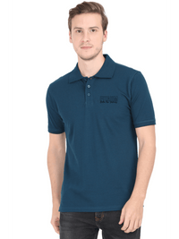 Polo Men T-shirt Petrol Blue - Fitaiim