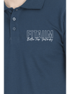 Polo Men T-shirt Petrol Blue - Fitaiim