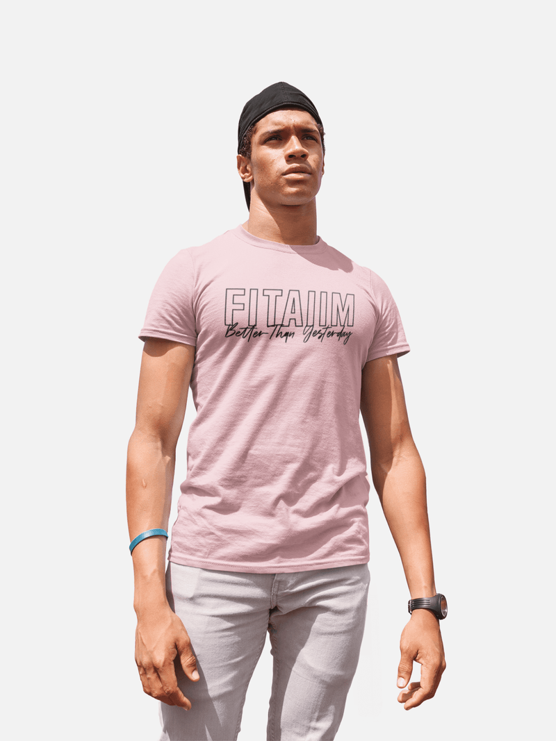 Round Neck T-shirt Pink - Fitaiim