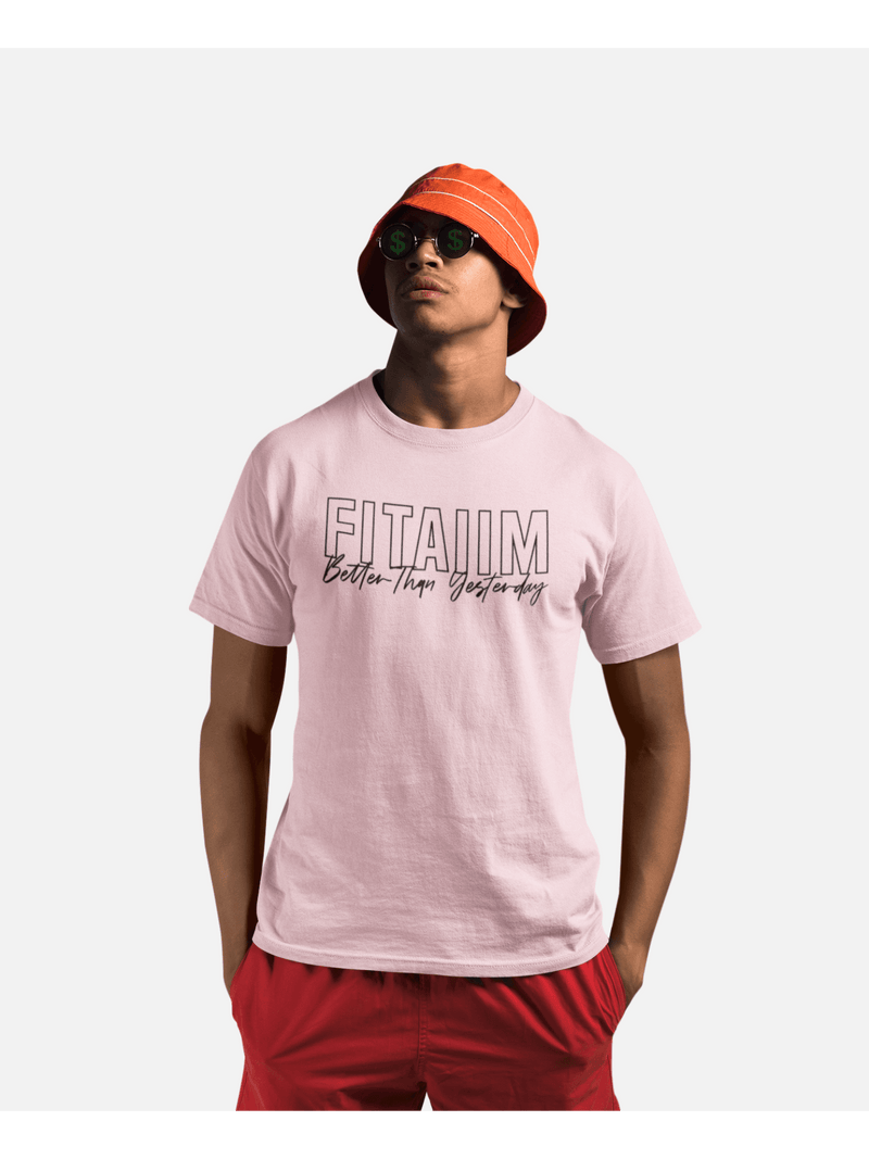 Round Neck T-shirt Pink - Fitaiim