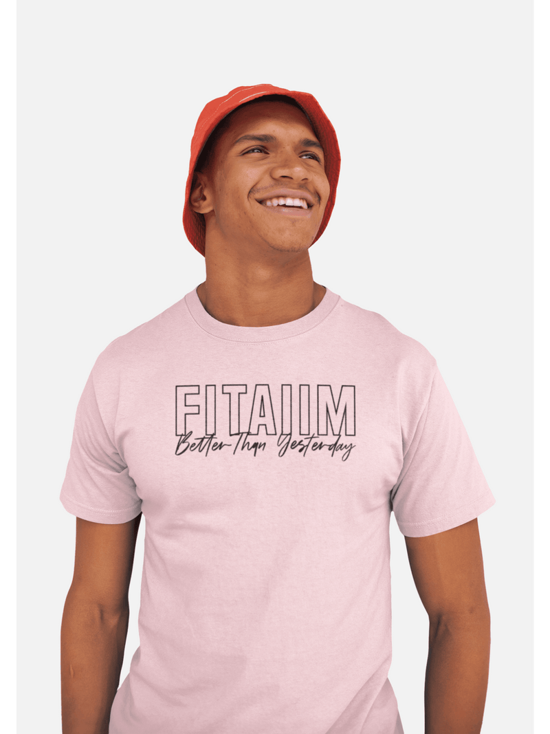 Round Neck T-shirt Pink - Fitaiim