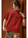 Oversized Men T-Shirt Red - Fitaiim