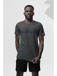 Round Neck T-shirt Steel Grey - Fitaiim