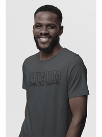 Round Neck T-shirt Steel Grey - Fitaiim
