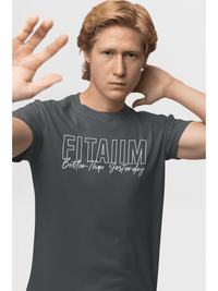 Round Neck T-shirt Steel Grey - Fitaiim