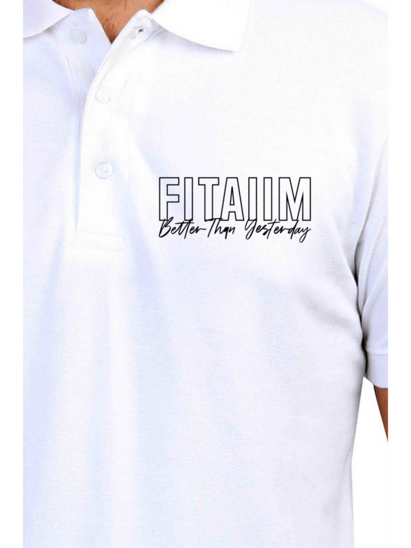 Polo Men T-shirt White - Fitaiim