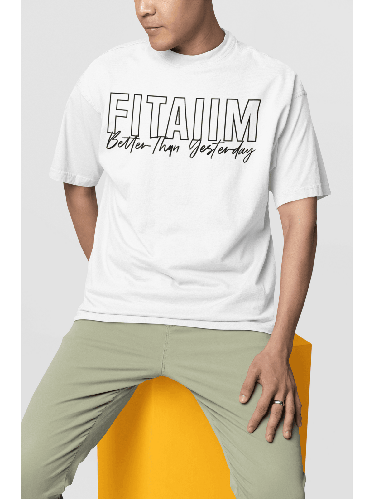 Supima Men T-shirt White - Fitaiim
