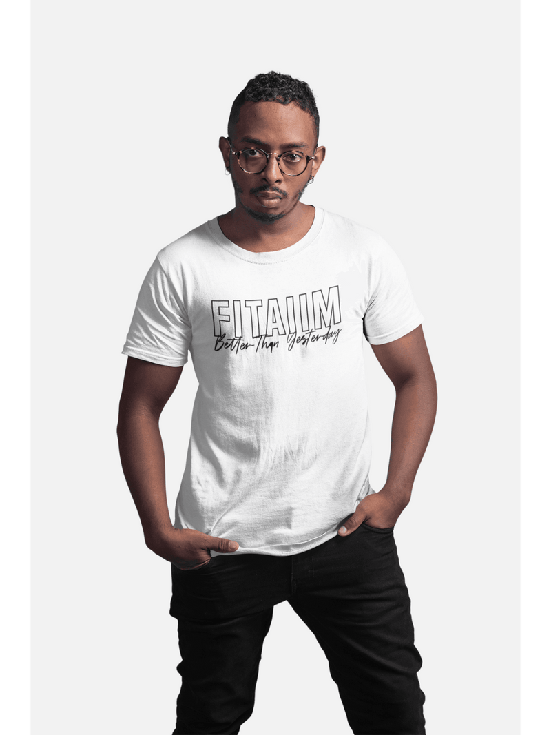 Round Neck T-shirt White - Fitaiim