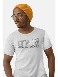 Round Neck T-shirt White - Fitaiim