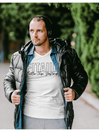 V-Neck T-shirt White - Fitaiim