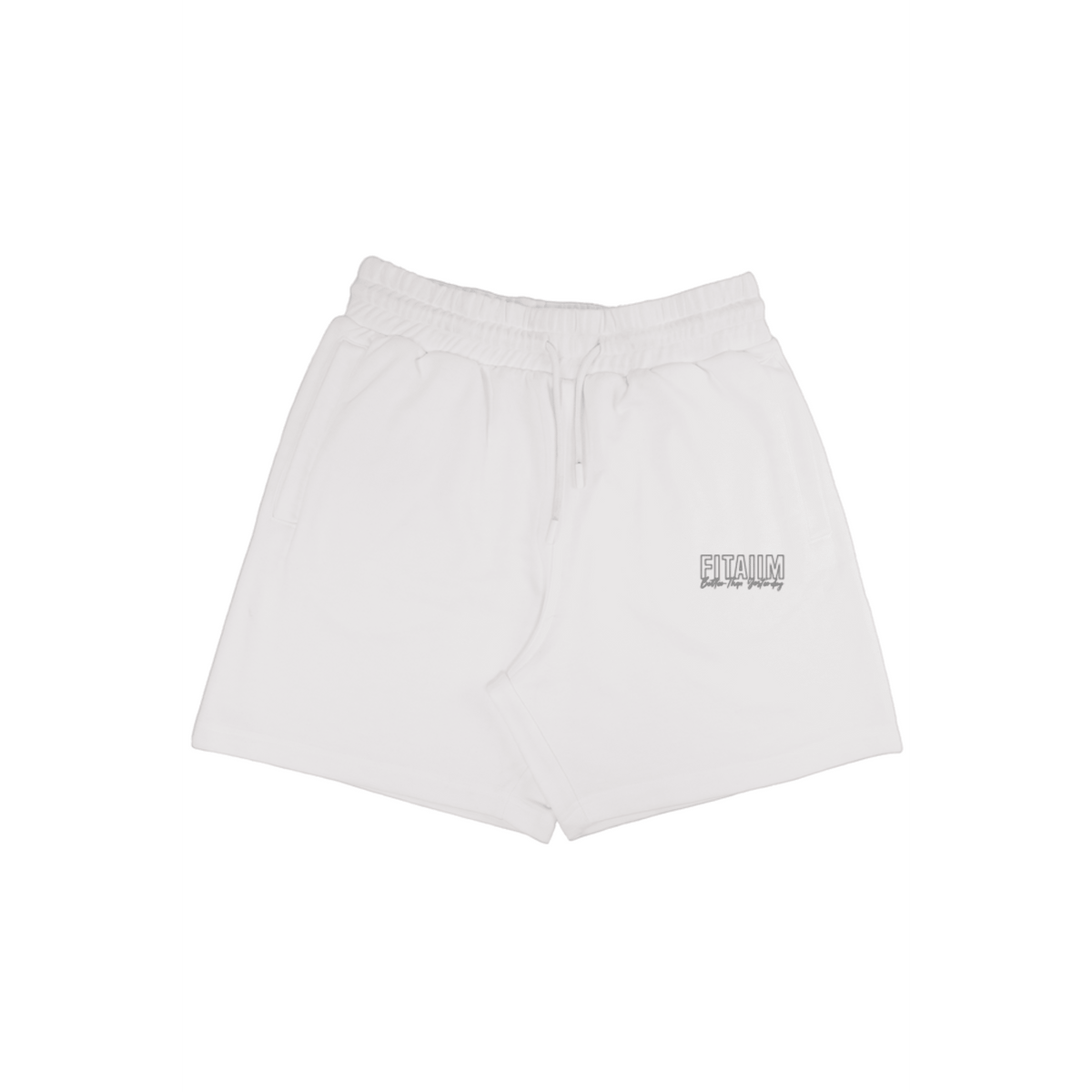 Better Than Yesterday Black logo Terry Shorts - Fitaiim