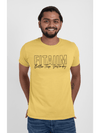 Round Neck T-shirt Yellow - Fitaiim