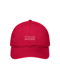 Better Than Yesterday Red Cap With White Logo - Fitaiim