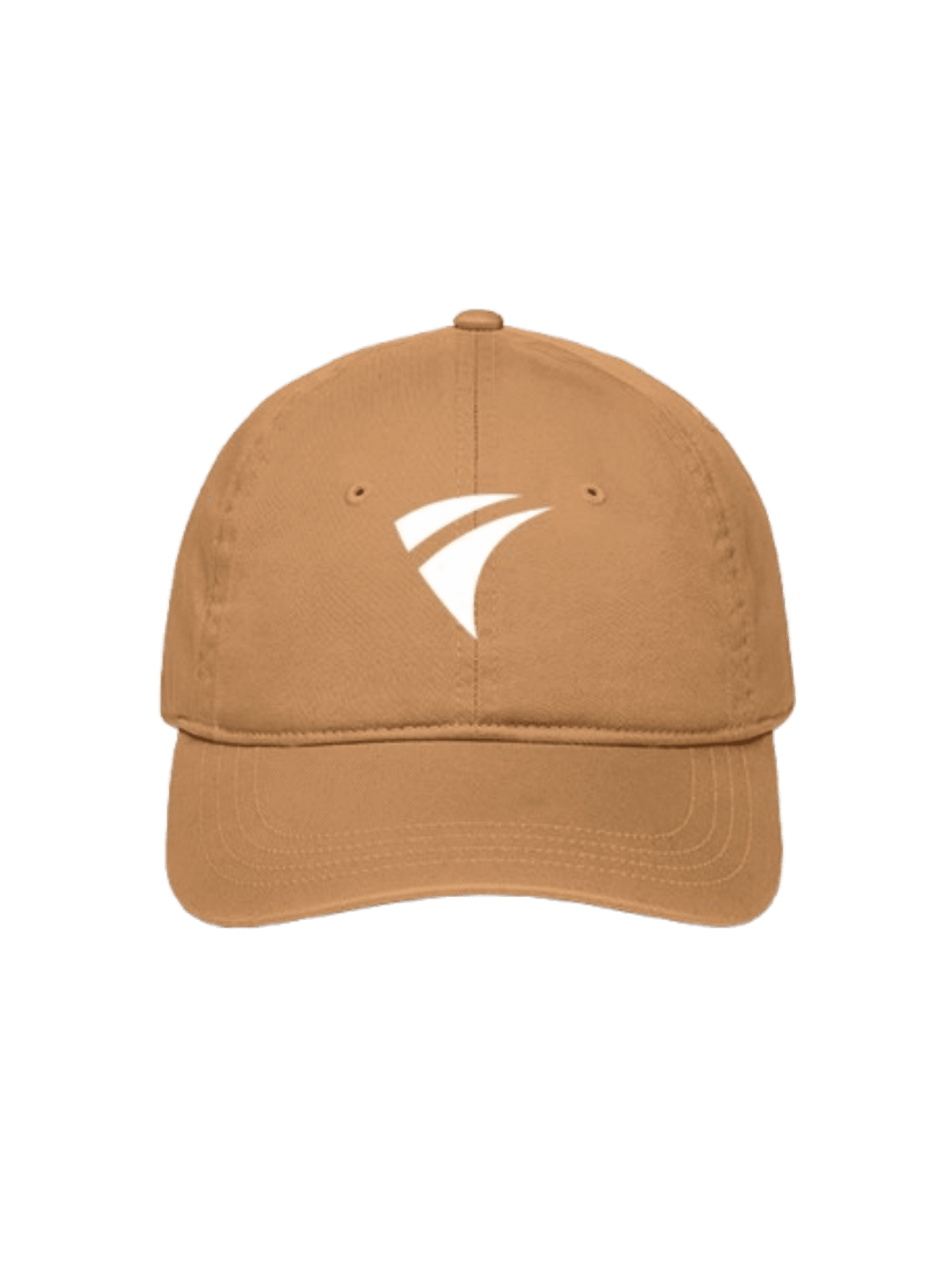 Classic Baseball Cap Khaki With White Logo - Fitaiim