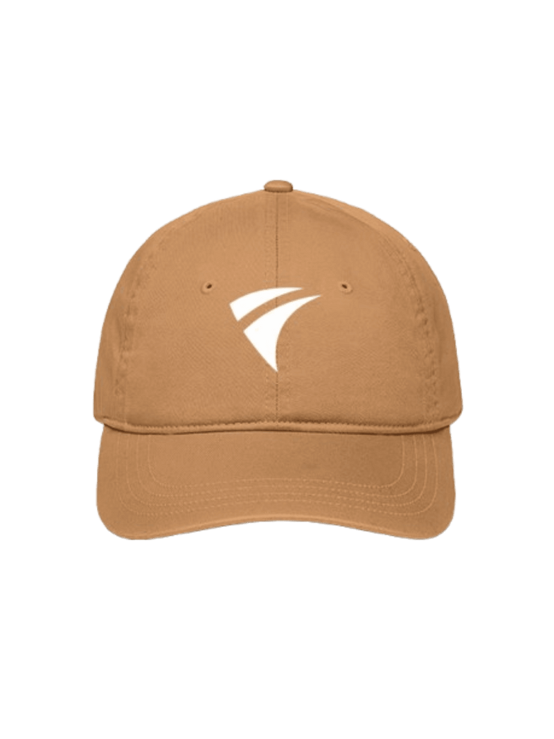 Classic Baseball Cap Khaki With White Logo - Fitaiim