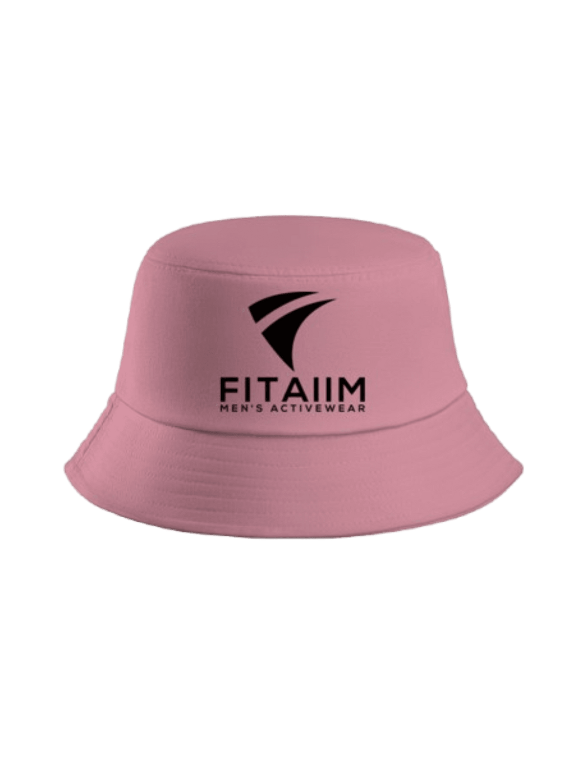 Legacy Bucket Hat Pink With Black Logo - Fitaiim