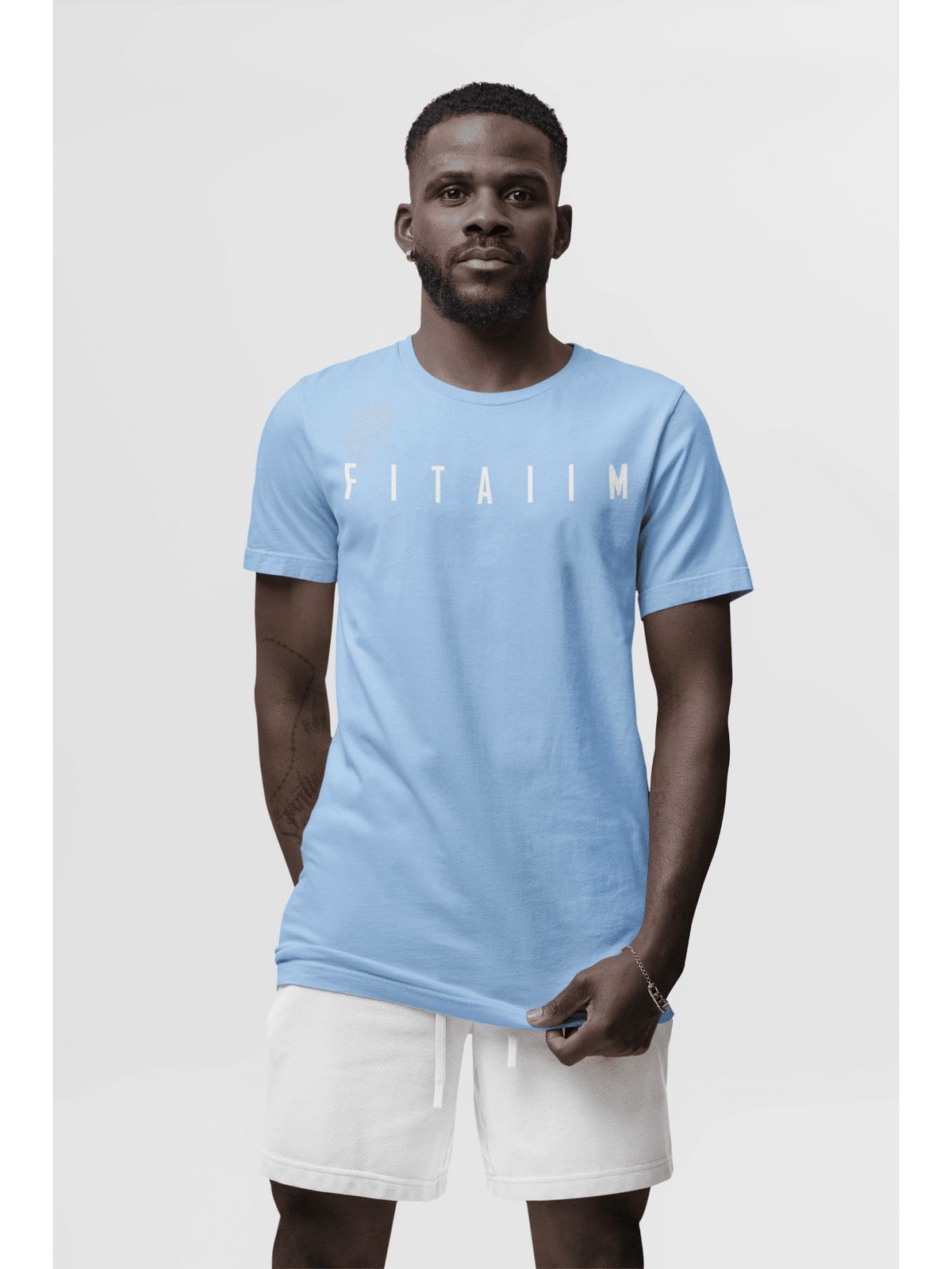Essential T-Shirt Baby Blue - Fitaiim